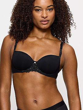 Padded bra Triumph  The balcony bra Wild Azalea Florale WHP 10219858-0004 is a harmonious combination of comfort and elegance. The model is equipped with 3D und