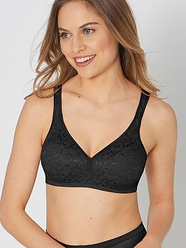 Soft Triumph  Soft Elegant Cotton bra 10100175-0004 without underwire is a model that combines natural breast shaping with high wearing comfort. Soft cups