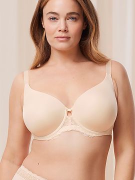Padded bra Triumph  The Amourette Charm WHP01 10198845 padded bra in a subtle light beige shade is a combination of timeless elegance, feminine charm, and every