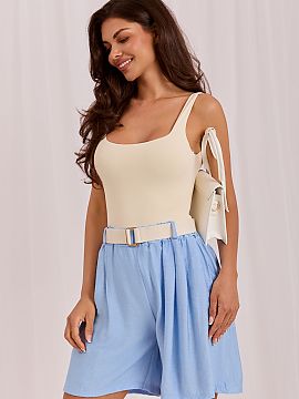 Shorts Rue Paris  Women\'s beach shorts are a comfortable and versatile model that will work well both for everyday wear and during summer holidays. The simpl