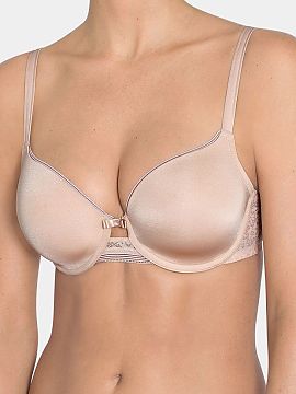 Padded bra Triumph  The beige Beauty-Full Essential WP 10167834 underwired bra is an elegant proposition that combines classic style with the comfort of everyda
