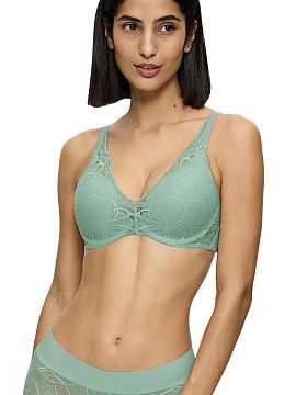 Push up Triumph  The push-up bra Body Make-Up Illusion Lace WP 10219710-7329 is equipped with an innovative, flexible underwire that provides effective breas