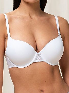 Padded bra Triumph  The Lovely Micro WHPM 10186625 underwired bra is a model from the Lovely Micro collection, created as minimalist everyday lingerie with a sm
