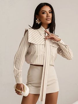 Long sleeve shirt LaBalancia  Shirt MILO is a perfect choice for those who value elegance and comfort. This classic proposal will work perfectly in both everyday stylizat