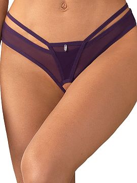 T-backs Obsessive  Vibres strings are a proposal for women who appreciate bold style and meticulous details. The model is made of delicate, transparent mesh in