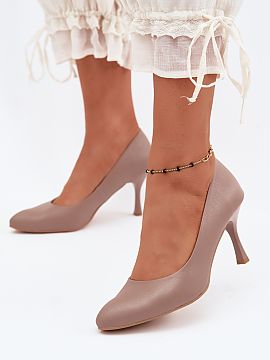 High heels Step in style  Women\'s high-heeled pumps of Polish production are an elegant proposal for women who appreciate high quality workmanship and timeless style