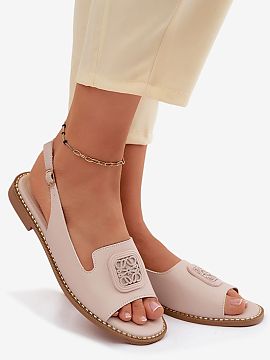 Sandals Step in style  Women\'s leather sandals from the S.Barski brand are an elegant and comfortable option for warm days. The classic design complements both ev