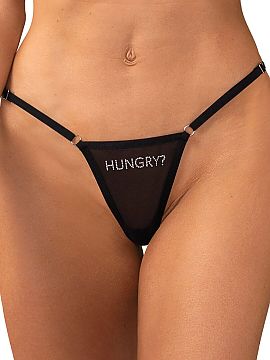 T-backs Obsessive  Violami Hungry strings are a proposal for women who appreciate bold design and modern aesthetics. Made of transparent, flexible mesh subtly 