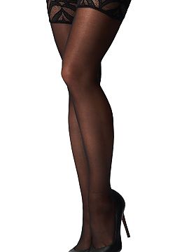 Stockings Obsessive  Lecille stockings finished with lace are a combination of feminine elegance, delicacy, and subtle sensuality. Made of soft, elastic material