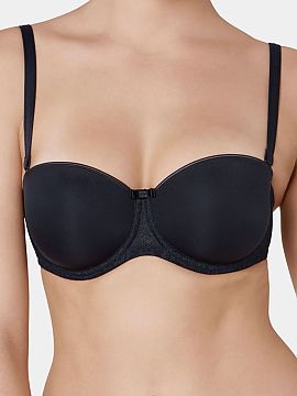 Padded bra Triumph  The elegant, underwired Beauty-Full Essential WDP 10167794 bra with boning is a unique combination of satin and lace that provides a feminin
