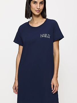 Nightshirt Triumph  The women\'s nightdress with short sleeves NIGHTDRESSES 10221117-6047 is a modern proposal for women who value comfort, simplicity, and subt