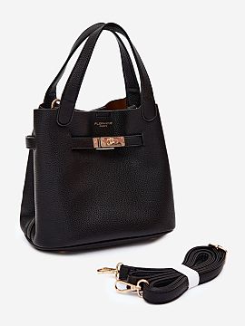 Everyday handbag Step in style  A women\'s handbag in the shape of a briefcase made of eco-leather is an elegant and functional accessory that will work perfectly both for 