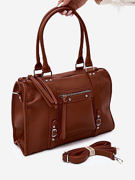 Everyday handbag Step in style  Large bag made of imitation leather is a practical and stylish accessory that will work perfectly for everyday use. The capacious design off