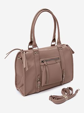 Everyday handbag Step in style  A large bag made of imitation leather is a practical and stylish accessory that will work perfectly for everyday use. The spacious design of