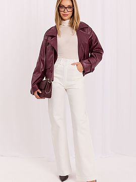 Jeans Lakerta  Women\'s Wide Leg jeans are a perfect choice for lovers of timeless fashion and casual styling. Made of high-quality cotton, they provide co