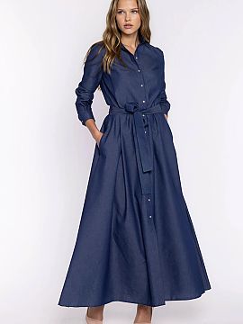 Daydress Nife  Timeless maxi denim dress is a proposition for women who value comfort, versatility, and stylish appearance. The long cut and classic design