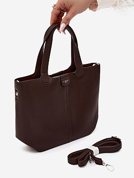 Everyday handbag Step in style  Bag made of imitation leather is a stylish accessory with a classic design that will work well in many stylings. The timeless look makes the