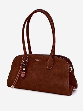 Everyday handbag Step in style  Women\'s handbag made of suede imitation is a stylish and practical accessory that will perfectly complement everyday outfits. The model is 