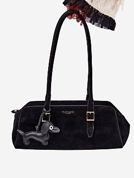 Everyday handbag Step in style  A women\'s bag made of suede imitation is a stylish and practical accessory that will perfectly complement everyday outfits. The model is fa