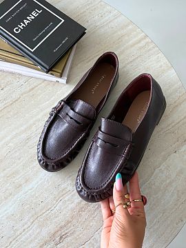Mocassin Step in style  Women\'s loafers made of eco-leather are a timeless model that you can easily match to different stylizations. Their simple cut makes them p