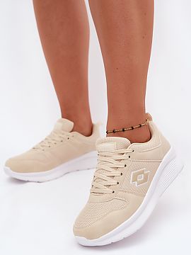 Platform sneakers Step in style  Women\'s sneakers from the Lotto brand are a comfortable and stylish option for everyday wear. Made of a combination of eco leather and fabr