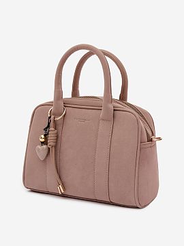 Everyday handbag Step in style  Women\'s handbag in the style of a satchel made of eco-suede is an elegant and functional accessory that will work perfectly for everyday us