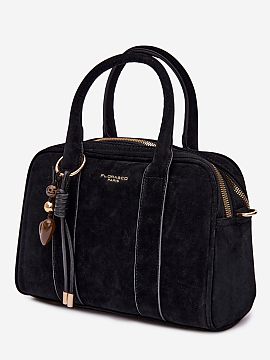 Everyday handbag Step in style  A women\'s handbag in the shape of a purse made of eco-suede is an elegant and functional accessory that will work perfectly for everyday us