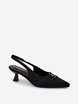 Block heel pumps Step in style