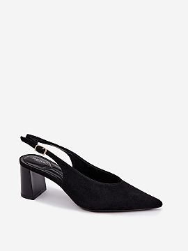 Block heel pumps Step in style