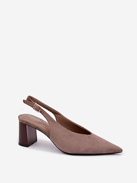 Block heel pumps Step in style