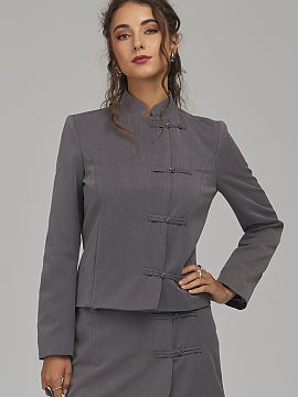 Jacket Nife  A women\'s jacket with a regular cut is an elegant proposition for women who appreciate classic style in an original edition. The model stan