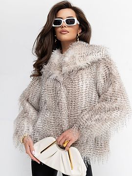 Jacket Factory Price  The fur women\'s jacket is an elegant proposal for the autumn-winter season, which will work perfectly for everyday wear, for work, and for 