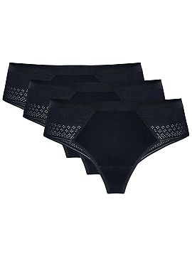 Set Gorteks  3-pack of Olga thongs is a practical set of three pieces made of high-quality cotton, providing a pleasant contact with the skin, breathabil