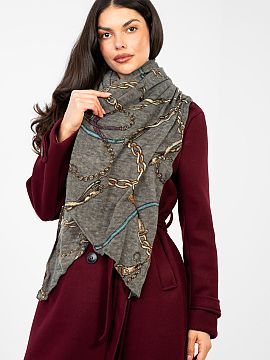 Neckerchief Factory Price  Stylish women\'s scarf with an interesting, eye-catching print is a fashionable accessory that will complement many outfits. Its universal s