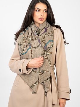 Neckerchief Factory Price  Stylish women\'s scarf with an interesting, eye-catching print is a fashionable accessory that will complement many outfits. Its universal d