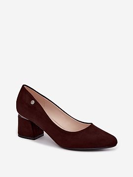 Block heel pumps Step in style