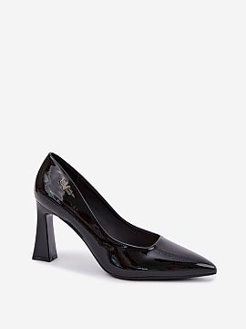 Block heel pumps Step in style