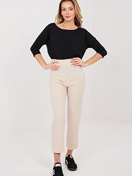 Women trousers Rue Paris  Elegant women\'s cigarette pants are a classic that will work in many stylizations, both everyday, for work, and for special occasions. Made