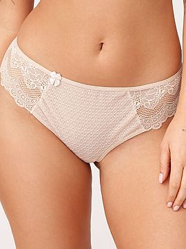 Brazilian style panties Azal  Brazilian panties Vera are a combination of feminine elegance, delicacy, and comfort. The combination of light mesh with decorative lace giv