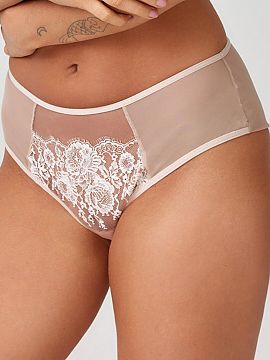 Panties Azal  Sofia panties are a combination of timeless elegance and feminine charm. Light lace combined with transparent inserts gives them a light, su