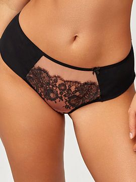 Panties Azal  Lace panties Scarlett is an elegant proposal for women who appreciate the combination of feminine style with everyday comfort. The front dec