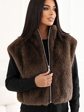 Gilet Factory Price  Double-sided women\'s vest is a practical and fashionable wardrobe element that allows you to create various stylizations. One side made of 