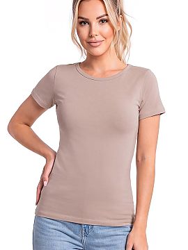 Blouse Donna  Women\'s blouse 107 is a universal model that combines a classic cut with everyday comfort. Made of fabric containing 95% cotton and 5% elas