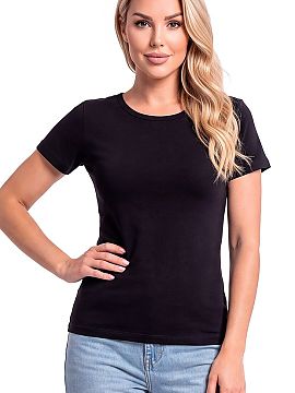 Blouse Donna  Women\'s blouse 107 is a universal model that combines a classic cut with everyday comfort. Made of fabric containing 95% cotton and 5% elas
