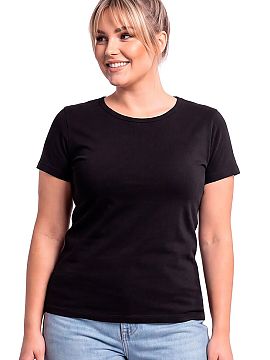 Plus size blouse Donna  Blouse 107 Plus Size is a classic proposal that combines comfort with timeless style. Made of fabric containing 95% cotton and 5% elastane, 