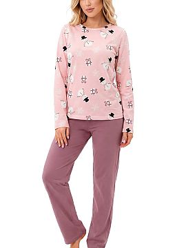 Pyjama Donna  The women\'s Christmas pajamas Snowman Long are the perfect choice for colder nights and relaxing moments in the comfort of your home. The w
