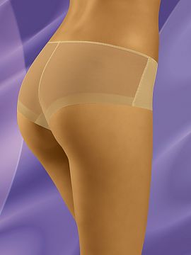 Shorts Wolbar  Impressive shorts with a semi-sheer back. Seemingly simple, but with character! Front smooth, classic. <Composition: 83% polyamide, 17% elas