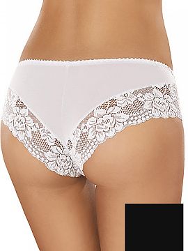 Shorts Gabidar  Sensational, cotton women\'s shorts in black. Legs finished with impressive lace.  The top of panties plain. Cut and the way they are finish