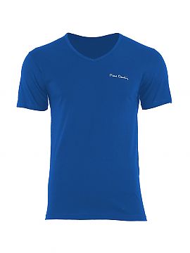 T-shirt Pierre Cardin  Smooth t-shirt from Pierre Cardin. Hologram on the label proving the authenticity of the brand. V neckline, short sleeves and most of all so