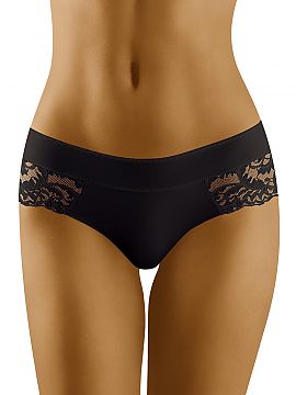 Shorts Wolbar    Female shorts.
 - made of smooth knitwear and tempting lace.
 - waist and front of legs laser cut
 - made of high quality material
